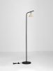 Lampa podłogowa stojąca minimalistyczna uniwersalna złoty trójkątny regulowany klosz aluminiowy możliwość ściemniania SALVADO LE45599 Luces Exclusivas